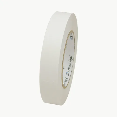 Miniatura 2 de ProTapes Artist Tape - Tablero de papel imprimible con parte trasera plana o cinta de consola, 60 yardas de largo x 1 pulgada de ancho, color blanco
