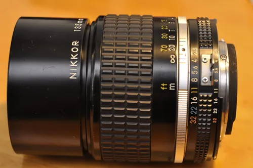 Nikon Lente fija de enfoque manual Nikkor AI-S de 5.315 in f2.8 para cámaras réflex digitales Nikon