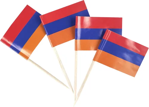Miniatura 13 de JBCD Bandera afroamericana con palillo de dientes panafricano, mini banderas negras de liberación para cupcakes, 200