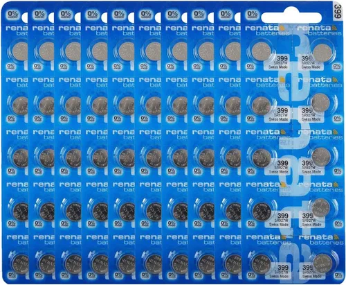 Miniatura 12 de Renata 399 SR927W Baterías – 1.55 V Óxido de Plata 399 Batería de reloj (2 unidades)