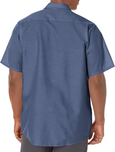 Miniatura 6 de Red Kap - Camisa de trabajo industrial para hombre, ajuste regular, manga corta