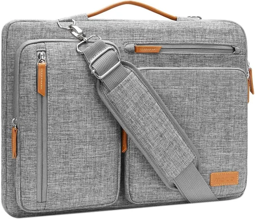 MOSISO Bolsa de hombro protectora 360 para laptop, bolsas de computadora de 15-15.6 pulgadas compatibles con MacBook Pro de 16 pulgadas, HP, Dell,