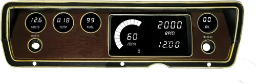 Miniatura 9 de Intellitronix Panel de medidor digital LED para Dodge Duster/Dart (1970-1976) DP1805B (azul)