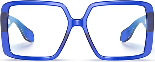 Miniatura 15 de VISOONE Gafas de bloqueo de luz azul TR90 de gran tamaño, accesorios de moda, sin receta para mujeres, Harvard café Malta