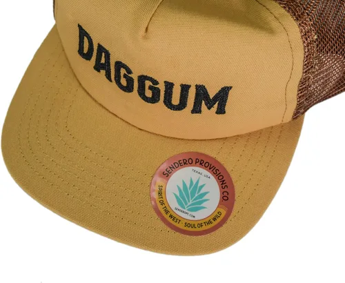 Miniatura 9 de Sendero Provisions SPCH121F26B00 Provisions Daggum Retro Pop-Up Sombrero de malla Snapback (Sólo sombrero) Amarillo, Talla única, Amarillo