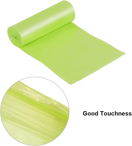 Miniatura 3 de Bolsas de basura biodegradables, bolsas de basura biodegradables de 4 a 6 galones, bolsas de basura degradables, bolsas compostables, bolsas