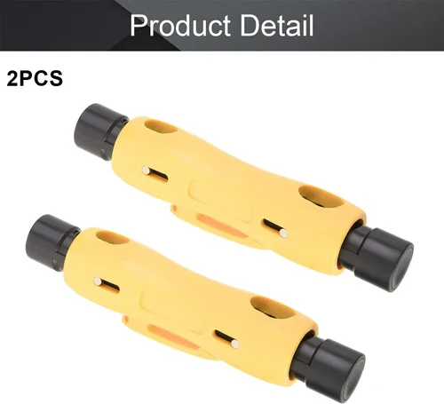 Miniatura 3 de Utoolmart Pelacables coaxiales RG6 RG11, cortador de cable coaxial de doble extremo para RG7/11 y RG59/6 o RG6