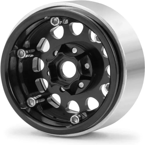 Miniatura 5 de RCLIONS Aluminio 1.9 Beadlock Ruedas Llantas para Axial SCX10 II AXI03007 TRX4 Gen8 Gen7 1/10th RC Crawler Car Upgrade Parts