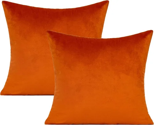 Miniatura 11 de Fundas de almohada de terciopelo de 16 x 16 pulgadas, color negro, fundas de almohada decorativas para sofá, fundas de almohada suaves, sólidas