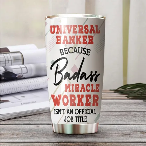 Miniatura 2 de Miracle Worker - Vaso universal de acero inoxidable de 20 onzas, regalos divertidos a granel para oficina, mujeres, hombres, amigos de trabajo