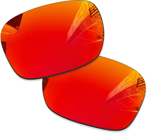 Miniatura 2 de Lentes de repuesto para gafas de sol Oakley Holbrook XXL OO9487/Holbrook XXL Asian Fit 2.402 in Rojo fuego + verde