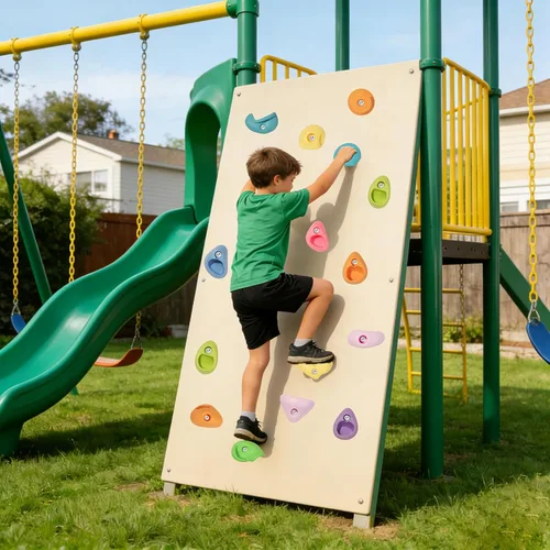 Miniatura 6 de 36 PCS Agarres de Escalada en Roca para Niños, Agarres de Pared de Escalada en Roca Kit de Pared de Rocas de Escalada para Conjunto