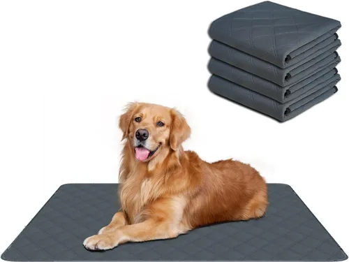 Miniatura 13 de RIOUSSI Almohadillas lavables para orina de perros, reutilizables, absorbentes, a prueba de fugas, antideslizantes, para entrenamiento de orinal