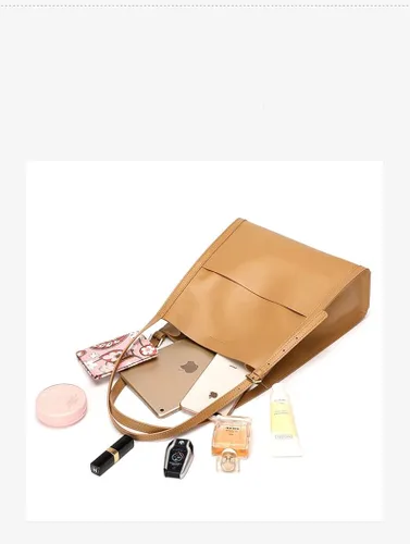 Miniatura 3 de Aiwanning - Bolso de piel auténtica para mujer, bolso de hombro, bolso de mano