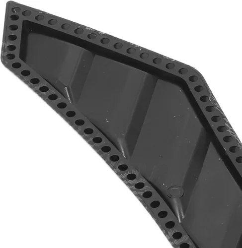 Miniatura 8 de Fydun Cubierta de capó de ventilación para capó, 2 unidades, fibra de carbono, goma delantera, ventilación universal para automóvil