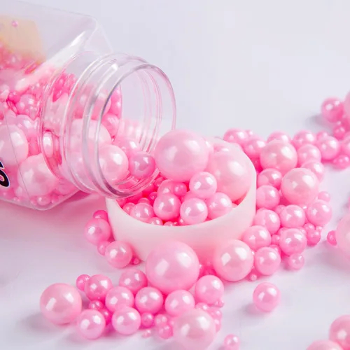 Miniatura 11 de Sentovac Green Pearls - Mezcla de chispas Gránulos comestibles para pasteles, 1 botella de 4.23 onzas / 4.23 oz para bodas, fiestas, hornear