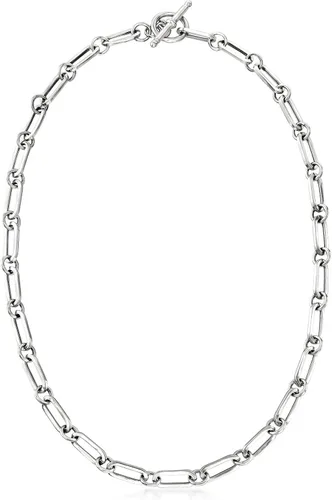 Miniatura 2 de Ross-Simons Collar de plata de ley italiana con clip de papel, Plata esterlina, no conocido
