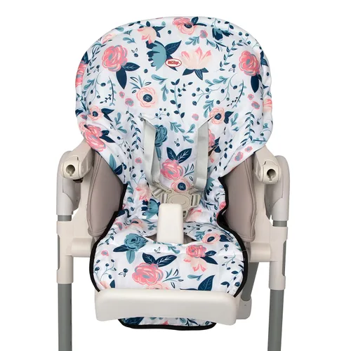 Miniatura 14 de Nuby Funda para silla alta para bebé, protege de derrames y migas, resistente al agua para una fácil limpieza, estampado de pinceladas