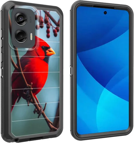 Miniatura 42 de Funda para Moto G Play 4G 2024, cuerpo completo, protección contra caídas, resistente, 3 capas, militar, resistente, duradera, para Motorola Moto G
