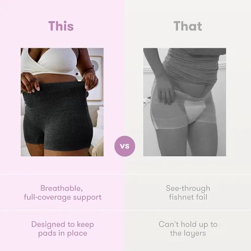 Miniatura 13 de Frida Mom Postpartum Underwear, Disposable Boyshort Panties, Seamless, Stretch Support, New Mom Essentials