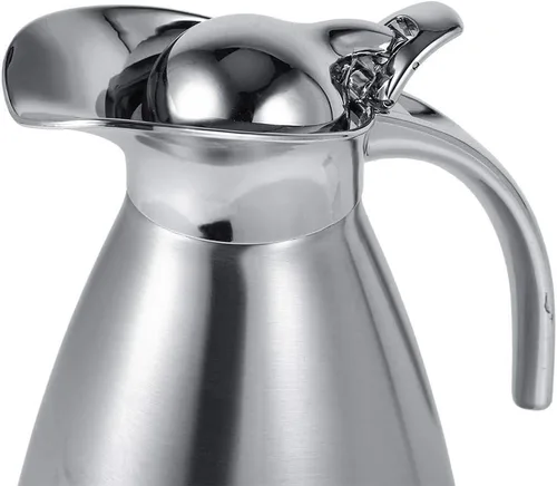 Miniatura 3 de Jarra térmica aislada para café – Olla caliente de acero inoxidable sellada al vacío de doble pared para café, té y bebidas calientes, apta