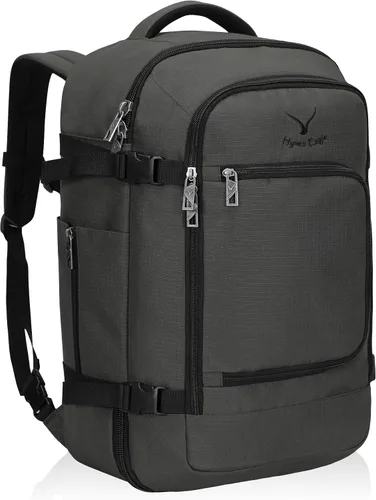 Hynes Eagle Mochila de viaje 40L aprobada para vuelo, mochila de mano para hombre, gran cabina, fin de semana, mochila para computadora portátil,