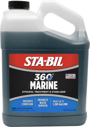STA-BIL 360 Marine -Tratamiento de etanol y estabilizador de combustible, previene la corrosión, ayuda a limpiar el sistema de combustible para
