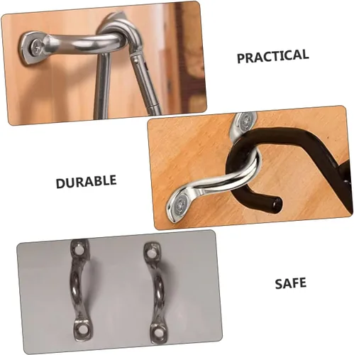 Miniatura 7 de 18 Uds. Kayak Anillo fijo Bimini Boat Eye Straps Kayak Deck Tie Down Canoa Rigging Eye Straps Kayak Deck Handle Bimini Boat Handle Canoa Rigging