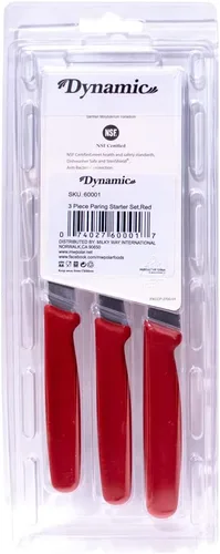 Miniatura 2 de Dynamic Juego de iniciación de pelado de 3 piezas en rojo, grande