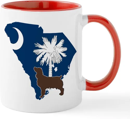 Miniatura 20 de CafePress Taza de café de cerámica de 11 oz (11.0 fl oz) de la bandera de Carolina del Sur Taza con la bandera de Carolina del Sur