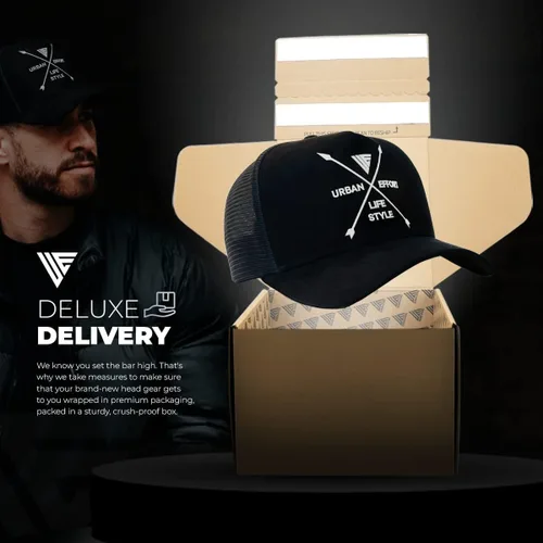 Miniatura 135 de Urban Effort Gorra trasera de malla, para hombres y mujeres, gorra de béisbol de 5 paneles, gran cierre a presión para caza y senderismo