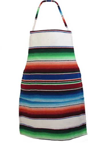 Miniatura 7 de Leos Imports Delantales mexicanos para adultos, unisex, ajustables con bolsillos, ideales para cocinar, hornear, asar a la parrilla y más