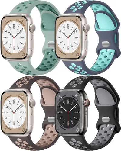 Miniatura 10 de Correa deportiva para correas de Apple Watch de 1.811 in 1.654 in 1.772 in 1.614 in 1.732 in 1.575 in 1.496 in Ultra/2 1.929 in para mujeres