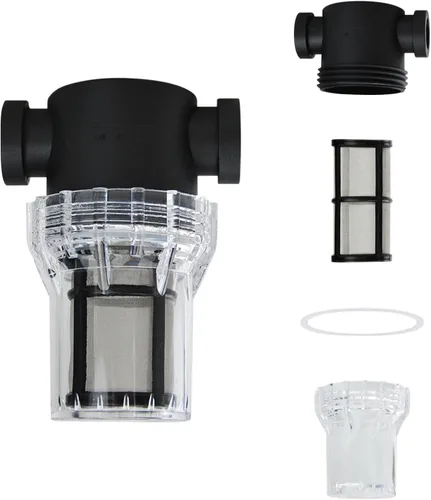 Miniatura 7 de Filtro de bomba de agua, filtro de cerveza NPT hembra de 1/2 pulgada con pantalla de filtro de acero inoxidable de malla 80, filtro de sedimento