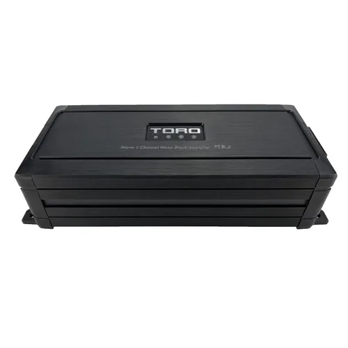 Miniatura 5 de Toro Audio MR2 Micro 500W RMS Monoblock Amplificador de coche Amplificador de potencia de subwoofer clase D pico de 1000 W, estable de 1 Ω