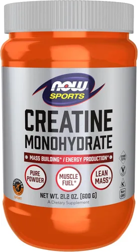 Now Foods Nutrición Deportiva, Polvo de Monohidrato de Creatina, Construcción de Masa*/Producción de Energía*, 21.2 onzas