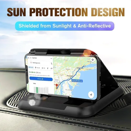 Miniatura 6 de Soporte universal para teléfono y tablero de instrumentos – Almohadilla antideslizante para iPhone, Samsung, Android y todos los teléfonos