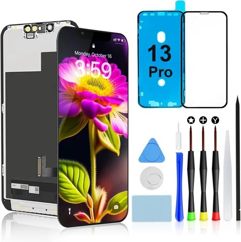 Miniatura 20 de Brinonac Kit de reemplazo de pantalla para iPhone 13, pantalla LCD Full HD Retina de 6.1 pulgadas, conjunto de ensamblaje del digitalizador de Negro