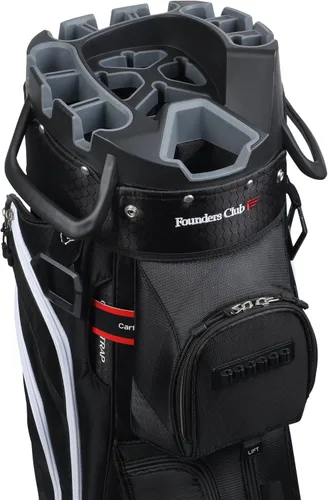 Miniatura 8 de Founders Club Serie Tour de 4ª Generación Organizador con Candado para Clubes de Golf, Bolsa de Carrito para Hombres con Divisores Anti-Vibración