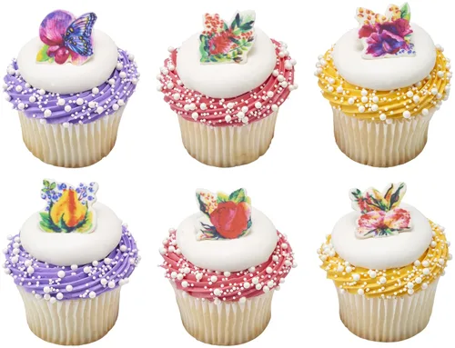 Miniatura 8 de DecoPac White Pearl Grand Nonpareils, gránulos elegantes en recipiente de mano, gránulos comestibles para pasteles de celebración, cupcakes, Blanco