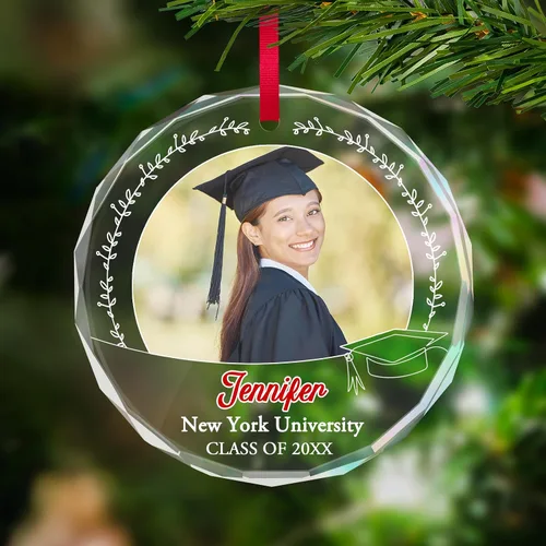 Miniatura 10 de Adorno de Navidad personalizado con foto, adornos de imagen personalizados para Navidad 2026, adorno colgante conmemorativo personalizado