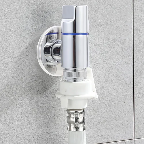 Miniatura 6 de 2 válvulas de cierre de acero inoxidable para lavadora, válvulas de parada de ángulo de 1/2 pulgada con chapado de espejo para uso doméstico, mini