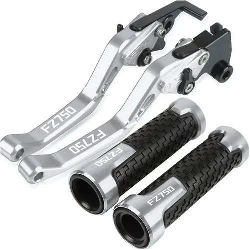 Miniatura 9 de DOUKI for Yam&ha FZ750 FZ 750 1985 1986 1987-1988 Motorcycle Handlebar Adjustable Brake Clutch Levers Grips Handle Lever (Color : Black)