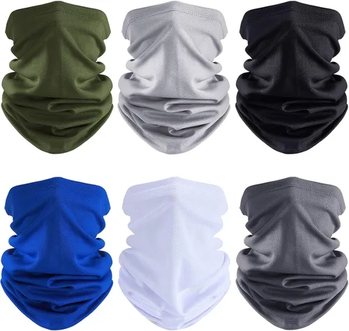 Miniatura 22 de Geyoga Neck Gaiter Bandana Face Mask Summer UV Protection Cooling Breathable Face Mask Neck Scarf Balaclava for Men Women