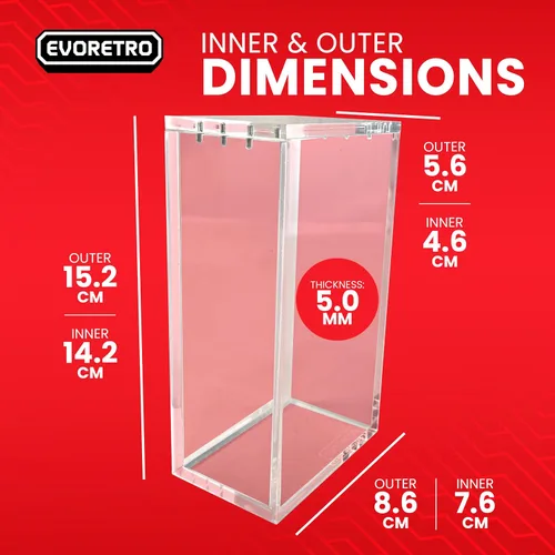 Miniatura 2 de Cajas de exhibición acrílicas para paquete especial de cajas de booster japonesas pequeñas, Pack de 1