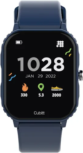 Miniatura 8 de Cubitt Teens - Reloj inteligente con rastreador fitness para adolescentes, con monitor de ritmo cardíaco, presión arterial, oxígeno en sangre, Negro