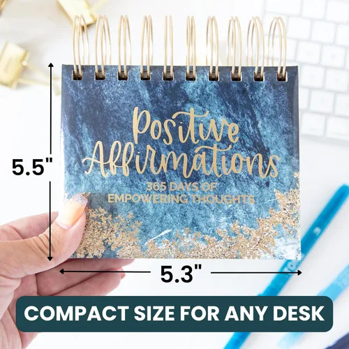 Miniatura 3 de bloom daily planners Calendario de escritorio perpetuo sin fecha con caballete/Calendario diario con caballete autónomo e inspirador - Página
