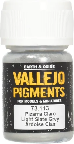 Miniatura 19 de Vallejo - Pigment FX Blue Grey, 1.18 Fl. Oz. (35 ml) Pot, Fine Powder Color Pigment for Model Weathering and Hobby Building