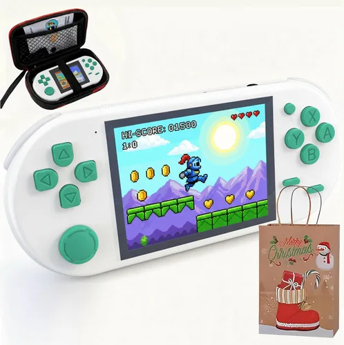 Miniatura 9 de Consola de juegos portátil de 16 bits, pantalla HD de 3 pulgadas, juegos retro 300 en 1, reproductor de videojuegos clásico portátil para niños