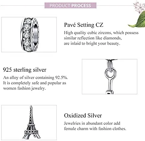 Miniatura 4 de Landmark Series - Abalorio de plata de ley para pulsera Pandora